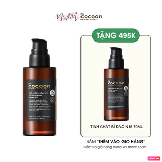 Tinh chất bí đao N15 (serum) với 15% niacinamide giảm bóng nhờn và láng mịn da Cocoon 70ml - NYM