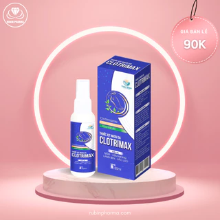 Dung dịch dùng ngoài Clotrimax (Lọ 20ml)- hỗ trợ điều trị Nấm ngứa, Viêm móng, Lang ben, Hắc lào