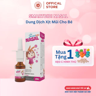 Xịt Mũi Smartbibi Nasal Giúp Làm Sạch Mũi, Hỗ Trợ Viêm Xoang, Viêm Mũi Họng Cho Bé