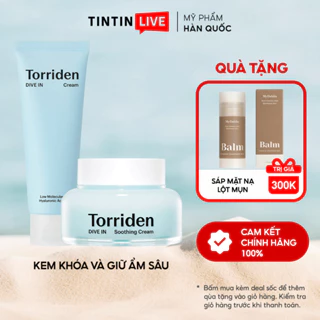 Kem dưỡng Torriden làm dịu da DIVE IN Hyaluronic Acid, làm mát, dưỡng ẩm và cấp ẩm cho da, da phục hồi sau khi thoa