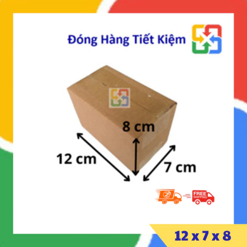 ECOBOX - 12x7x8 COMBO 100 hộp carton