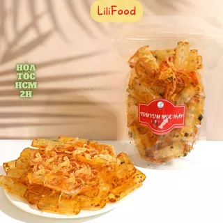 Bánh Tráng Tây Ninh- Bánh Tráng Cuộn Trộn Sốt Tomyum Mực Xé Cay Siêu Ngon - Lilifood Trùm Ăn Vặt