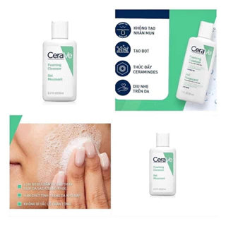 [HÀNG CÔNG TY] Sữa rửa mặt Cerave Foaming Cleanser, CeraVe Hydrating Cleanser, SA Cleanser cho mọi loại da 30ml