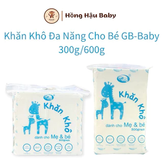 Khăn Khô Đa Năng GB-Baby Cho Mẹ Và Bé Bịch 300g/600g