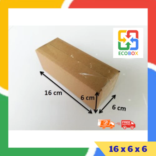 ECOBOX - 16x6x6 COMBO 10 hộp carton đóng hàng