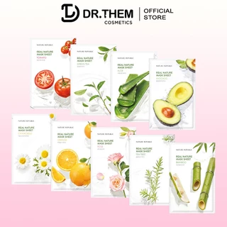 Nature Republic Mặt nạ giấy dưỡng ẩm Real Nature Mask Sheet 23ml- Dr Thêm