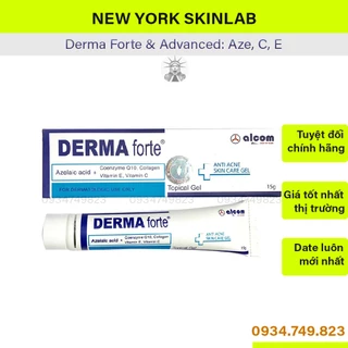 Derma Forte Gel Azelaic acid, Vitamin C - Giúp Giảm Thâm Mụn, Dưỡng Trắng, Megaduo (15g) Newyork skinlab