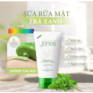 [HÀNG SALE] Sữa rửa mặt da mụn nhạy cảm từ trà xanh tảo biển The Beauty of Jones