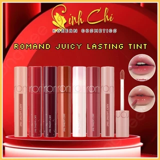 Son Kem Tint Bóng Romand Juicy Lasting Tint Siêu Lì Chính Hãng