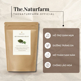 Bột chùm ngây nguyên chất Naturfarm [ 100GR ] Dưỡng ẩm, giảm mụn, sáng da, chống lão hoá