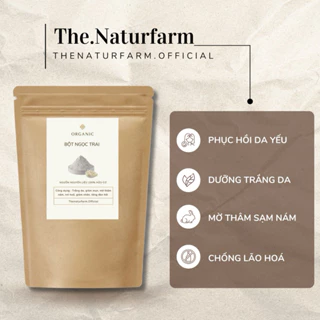 Bột ngọc trai nguyên chất 100% Naturfarm [ Có ánh xà cừ + không tạp chất ]