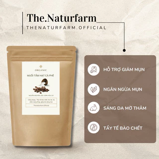 Muối tắm tẩy tế bào chết coffee Naturfarm [ TÚI 100GR ] Sáng da, sạch mụn, thu nhỏ lcl