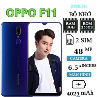 điện thoại Oppo F11 ram 8G/256G, Camera siêu nét, Chiến Game siêu mượt, Bảo hành 12 tháng