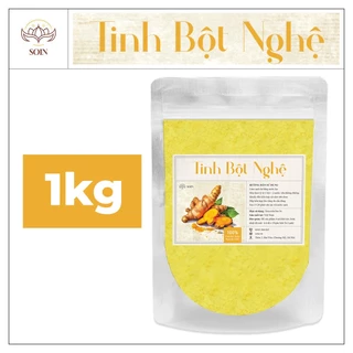 Tinh bột nghệ đỏ nguyên chất [ 1KG ] trắng da, giảm mụn, mờ thâm nám, hỗ trợ tiêu hoá - SOIN