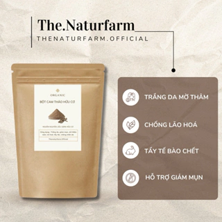 Bột cam thảo nguyên chất Naturfarm [ 500GR ] Trắng da, giảm mụn, chống lão hoá