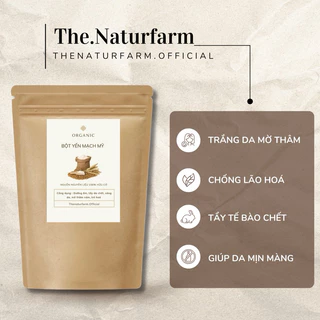 Bột yến mạch nguyên chất Naturfarm [ 100GR ] Dưỡng ẩm, trắng da, giảm mụn