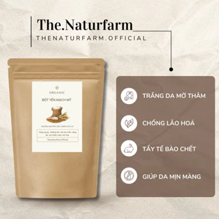 Bột yến mạch nguyên chất Naturfarm [ 500GR ] Dưỡng ẩm, trắng da, giảm mụn