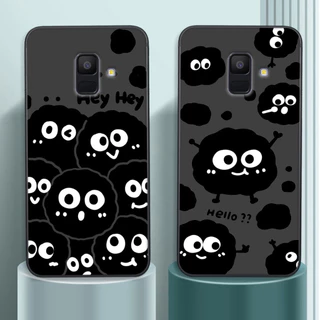 Ốp lưng Samsung A8 2018 / A8 Plus / A8+ hoạt hình BLACK COAL cute hot trend giá rẻ