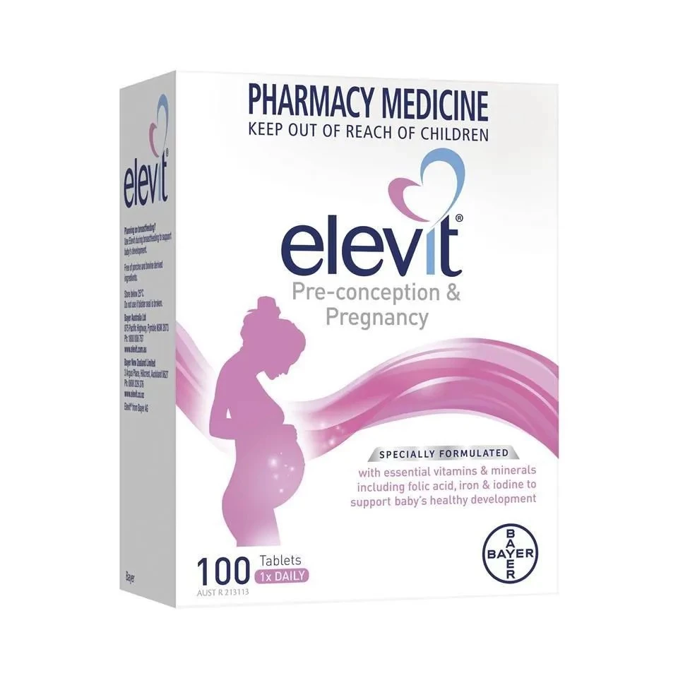 Bayer Elevit Pre Conception & Pregnancy 100V- Bayer Elevit Bầu 100 viên