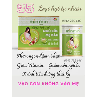 Ngũ cốc mẹ Bầu Min Min 35 loại hạt