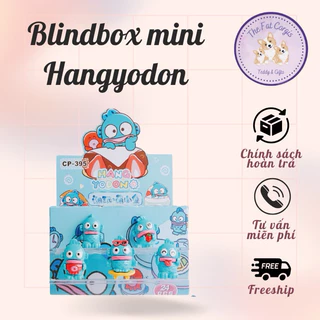 (1 hộp lẻ) Blindbox hộp mù mô hình nhân vật mini cá hề xanh môi trề Hangyudon