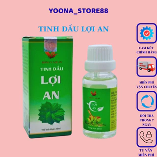 Tình dầu Lợi An-Chính hãng tinh dầu bôi ho khò khè,sổ mũi cho bé an  toàn hiệu quả chỉ sau 1 lần sử dụng