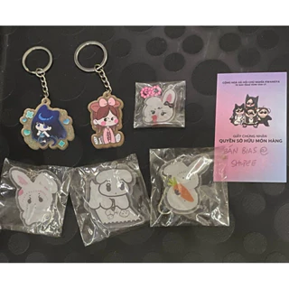 móc khóa keyring, standee aespa (hàng in)