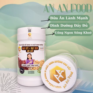 [C4] COMBO 2 Lon Bột Gạo Lứt , Hạt Sen ,Mè Đen (1200g ) hữu cơ tự nhiên thay thế bửa ăn