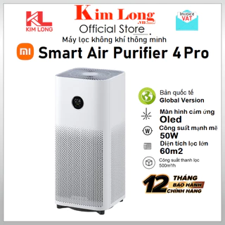 Máy lọc không khí Xiaomi Smart Air Purifier 4 Pro EU (BHR5056EU) Bản quốc tế- Hàng chính hãng