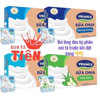 Sữa chua ăn Vinamilk CÓ ĐƯỜNG , KHÔNG ĐƯỜNG , ÍT ĐƯỜNG , NHA ĐAM - Thùng 48 hộp 100g