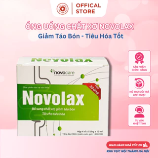 Chất xơ Novolax giảm táo bón tiêu hóa tốt cho bé ,phụ nữ có thai cho con bú.hộp 20 ống suckhoechomoinha