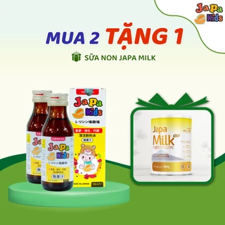 [Mua 2 Tặng 1] Siro Ăn Ngon Cho Bé Japa Kids Chính Hãng Hỗ Trợ Bé Tăng Cân Ăn Ngon - Con Cao Khỏe