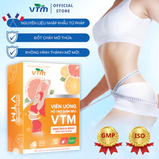 Viên uống hỗ trợ giảm cân VTM  giảm cảm giác thèm ăn, tăng phân giải mỡ thừa