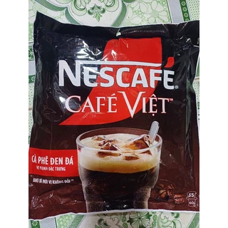 Cà phê  NESCAFE việt đen 35 gói(bao bì mới)Hạn sử dụng mới