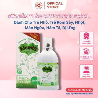 Sữa Tắm Thảo Dược Elemis 500ml Dành Cho Trẻ Nhỏ,Trẻ Rôm Sảy,Nhọt,Mẩn Ngứa,Hăm Tã,Dị Ứng suckhoechomoinha