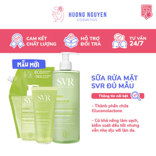 Sữa Rửa Mặt SVR Sebiaclear Gel Moussant Cho Da Hỗn Hợp & Da Dầu