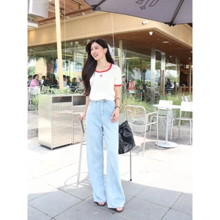 LIN CLOSET [QDL133] Quần jean ỐNG SUÔNG BASIC - SẮC XUÂN COLLECTION