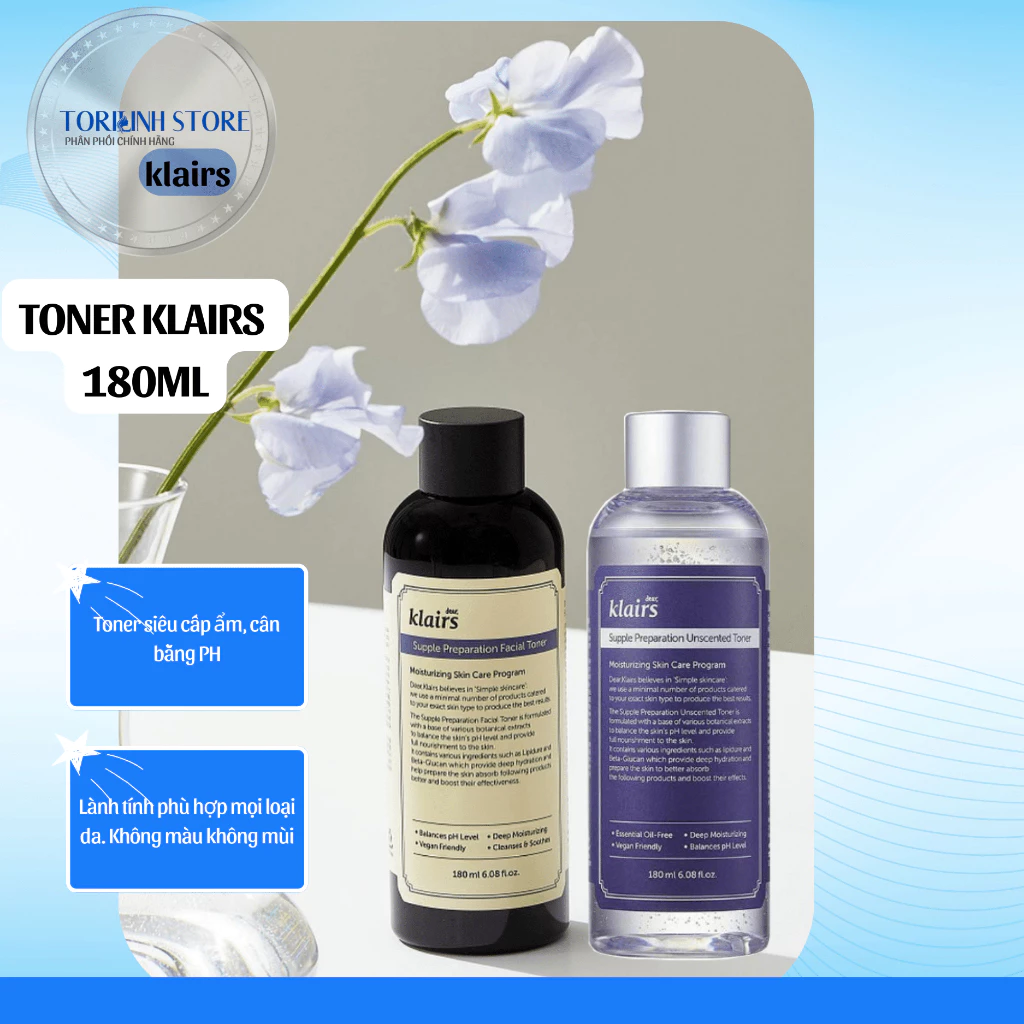 Toner Klairs Supple Preparation Unscented Toner