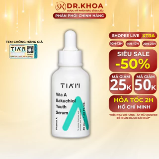 Tinh Chất TIAM Bakuchiol + Retinol Căng Bóng, Trẻ Hoá Da Tia'm Vita A Bakuchiol Youth Serum 40ml