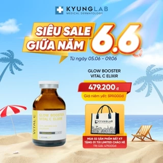 Serum Vitamin C KyungLab GLOW BOOSTER VITAL C ELIXIR Mờ Thâm Trắng Sáng Đều Màu Da - FANK Beauty