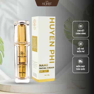 Kem face nano Huyền Phi chính hãng giúp da trắng sáng mịn màng 30gr