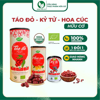 Táo đỏ, Kỷ tử, Hoa cúc hữu cơ AnBiO có chứng nhận