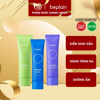 Kem Chống Nắng Thuần Chay Nâng Tone, Kiềm Dầu, Dưỡng Ẩm Beplain Sunmuse Sunscreen SPF50+/PA+++ 50ml