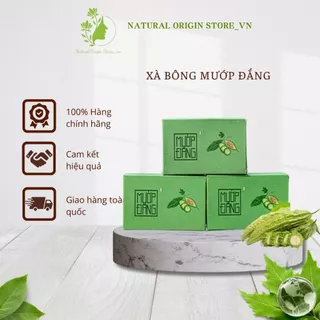 Xà bông sinh dược mướp đắng giúp làm sạch da, giảm mụn, se khít lỗ chân lông phù hợp với mọi loại da