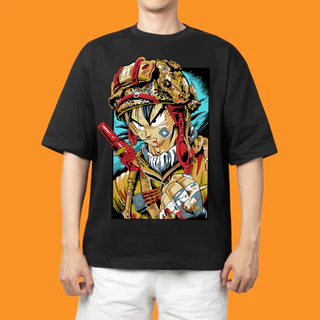 Áo thun Dragon Ball - Son Goku Army (100% cotton, Hình in sắc nét, độc quyền)