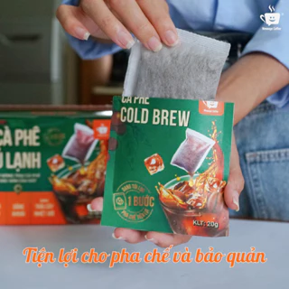 COMBO 3 túi lọc cà phê coldbrew 1 túi x 20gr