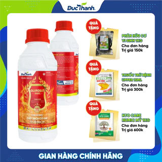 Chế phẩm tr.ừ cỏ GLUFOSAT 200SL Siêu Cao Cấp (Nhãn đỏ – nước đỏ) - 900ml