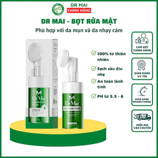 Sữa rửa mặt, sữa rửa mặt Dr Mai 100ml dành cho da dầu và da nhạy cảm, sạch sâu dịu nhẹ