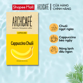 Cà phê hòa tan vị Cappuccino Chuối Archcafé (hộp 12 gói x 20g)