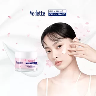 Kem đêm Dưỡng Ẩm Sáng Da Vedette Hương Hoa anh đào 50ml (TPM303)